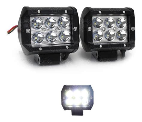 Par Faros Barra Led Dually Fijo Estrobo Carcasa Plastico Mercadolibre