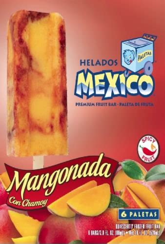 Helados Mexico Mangonada Frozen Fruit Bars Ct Kroger