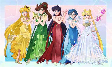 Sailor Princesses Sailor Moon Wallpaper Sailor Moon Art Sailor Moon