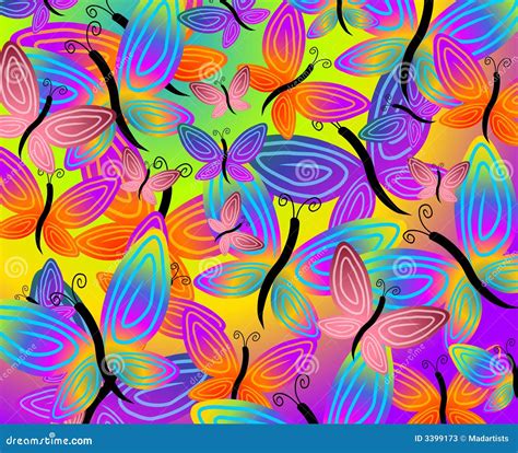 Colorful Butterfly Background Stock Photos - Image: 3399173