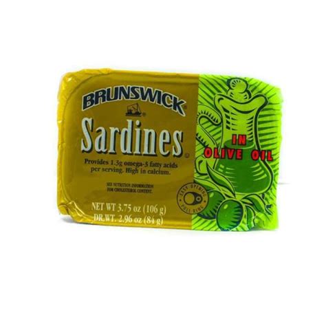 Brunswick Sardines In Olive Oil 106g Grocery Shopping Online