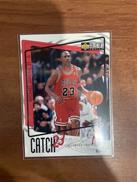 1997 Collector S Choice Michael Jordan Catch 23 Chicago Bulls 3 Card