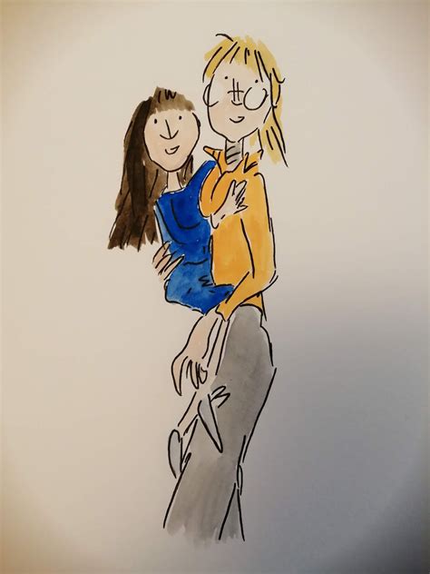 Matilda miss honey quote and watercolour painting roald dahl quentin