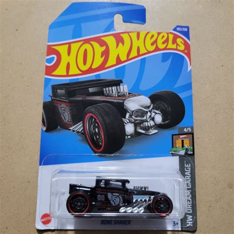 Jual HOT WHEELS KEMASAN KERUT TEKUK BONE SHAKER HW DREAM GARAGE BLACK Shopee Indonesia