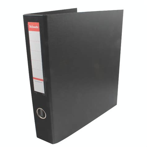 Esselte 4d Ring Maxi A4 Binder 40mm Black Features 4 D Ring Mechanism