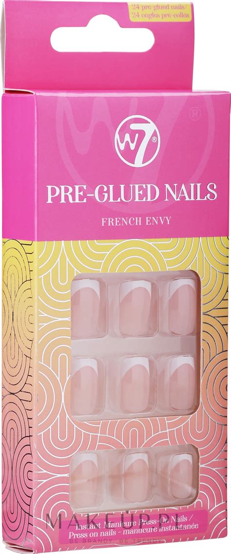 W7 False Nails Pre Glued Nails Zestaw Sztucznych Paznokci Makeup Pl