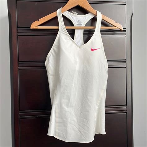 Nike Tops Nike Womens Premier Maria Sharapova Tank Ivoryhyper Punch Size S Poshmark