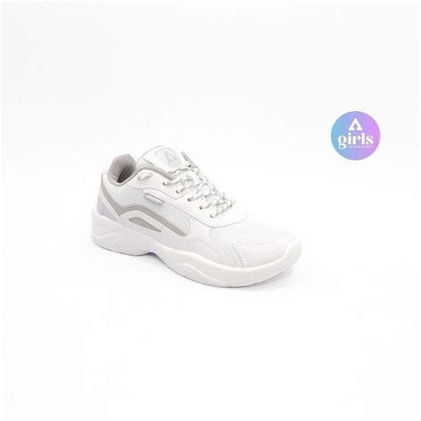 Jual Aerostreet Rose Putih Putih Abu Muda Sepatu Sneakers