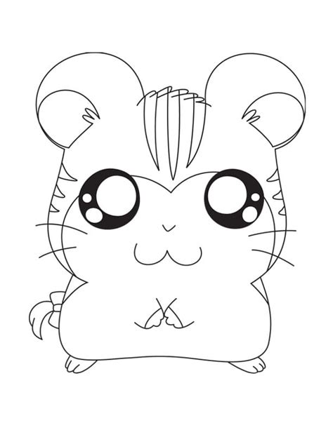 Coloriage Sandy de Hamtaro télécharger et imprimer gratuit sur