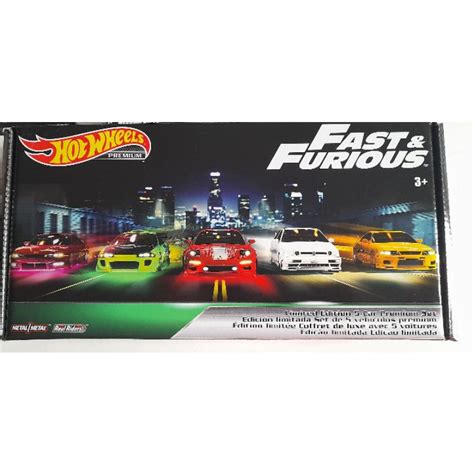 Hot Wheels Fast Furious Wave Original Fast Premium Box Set Shopee Malaysia