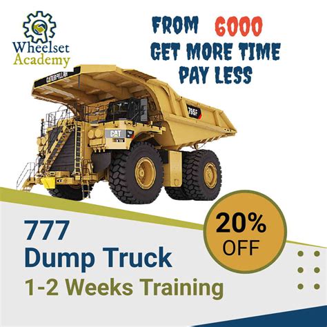 Dump Truck Training Prices Wheelset Academy