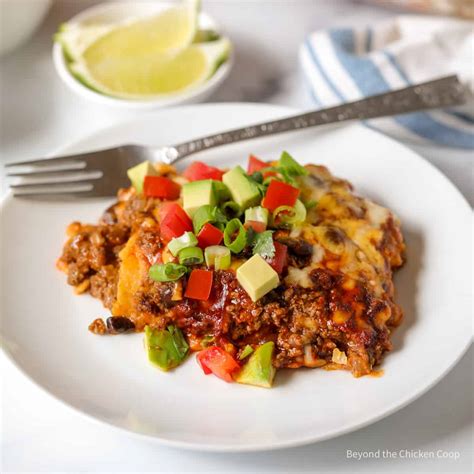 Beef Enchiladas Casserole