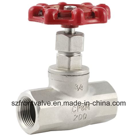 Precision Casting Stainless Steel Screwed Globe Valve China