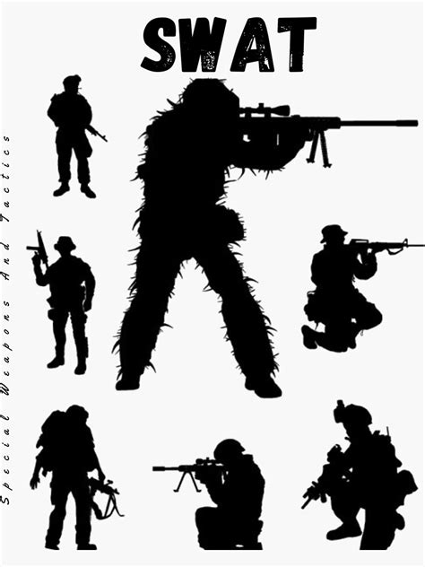 Beautiful T Shirt Swat Number 3 Special Weapons And Tactics Sticker For Sale By Hkredha