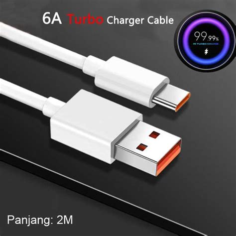 Jual Kabel Data USB Type C Multifungsi Fast Charging 6A 2M TC2