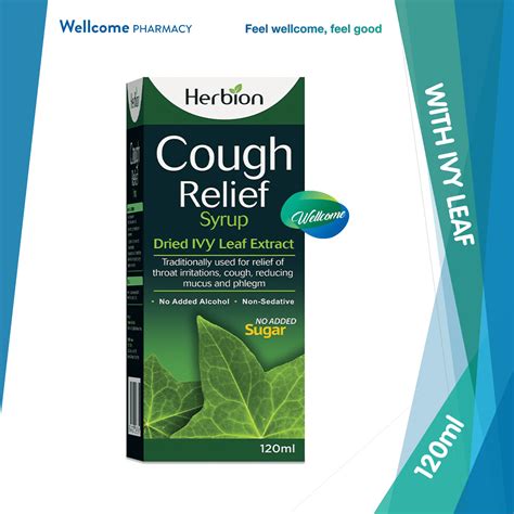 Herbion Cough Relief Syrup With Dried Ivy Leaf Extract Ml