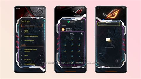 R O G Miui Theme Ultimate Asus Rog Phone Theme For Xiaomi Devices