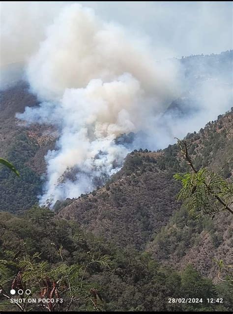 Incendio Fuera De Control En San Jos Tepoz N