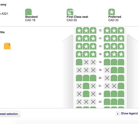 Airbus A321 Seating Chart Air Canada | Cabinets Matttroy