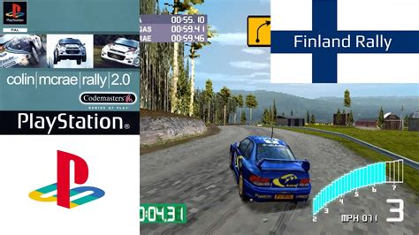 Colin McRae Rally 2 0 PS1 Finland Rally DuckStation Gameplay