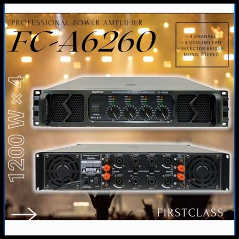 Jual Power Amplifier Firstclass Fc A A First Class Ch X