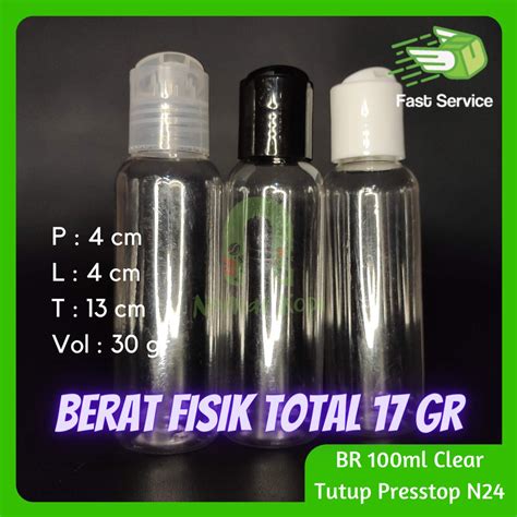 Jual Botol Presstop Ml Bening Tebal Presstop Murah Bagus Ada Harga