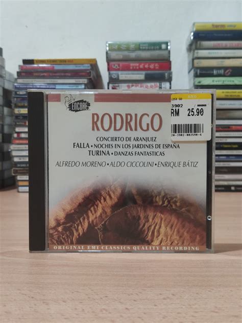 Cd Rodrigo Concierto De Aranjuez Falla Noches En Los Jardines De