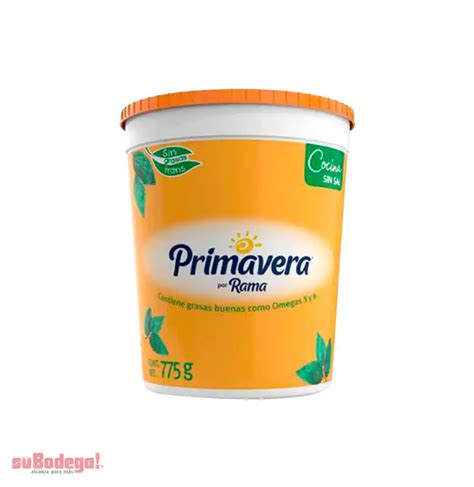 Margarina Primavera sin Sal 775 gr suBodega alcanza para más