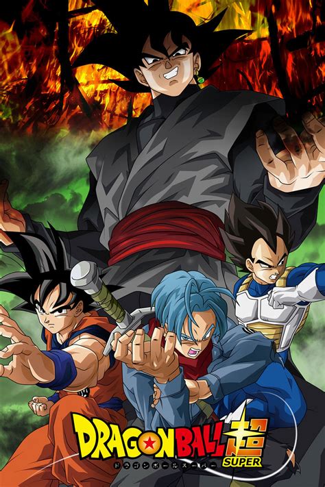 Dragon Ball Super Z Poster Black Goku Trunks Saga 12in X 18in Free