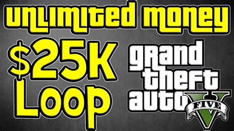 Gta Unlimited Money Glitch K Loop Not K Gta V Infinite