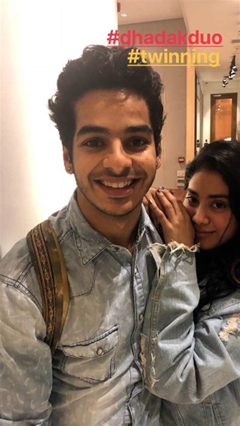 janhvi kapoor and ishaan khatter twinning in denim | Jhanvi Kapoor ...