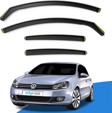 Edgevisors Wind Deflectors Set Fits Vw Golf Mk Door