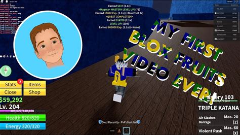 My First Blox Fruits Video Ever Youtube
