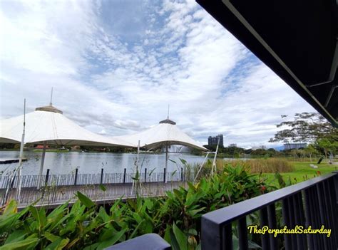White And Black Lakeside Cafe Titiwangsa Park