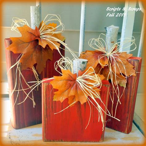 Diy Scrap Wood Pumpkins What Meegan Makes