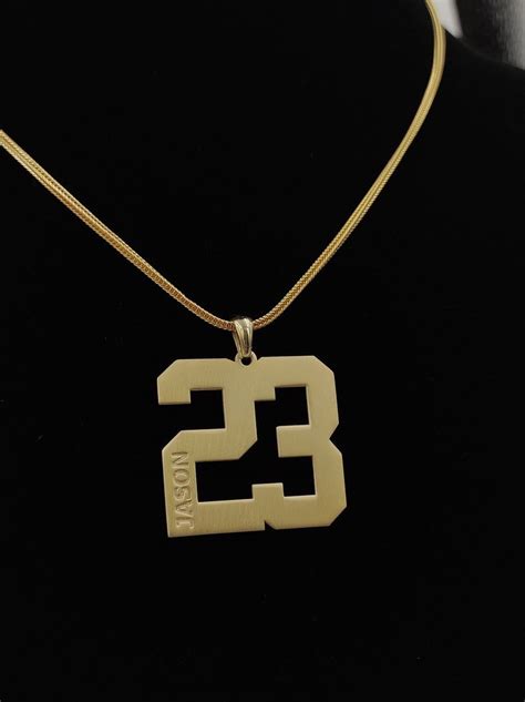 Sport Number Necklace Number Necklace Number Year Necklace Custom