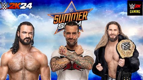 Wwe K Seth Freaking Rollins Vs Cm Punk Vs Drew Mcintyre