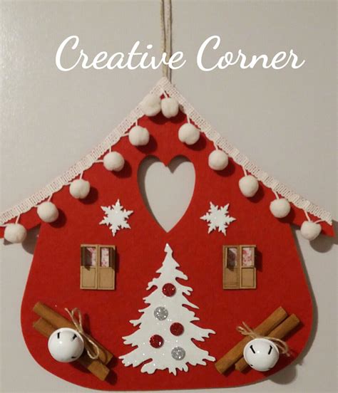 Casetta Natalizia In Feltro Feste Natale Di Creative Corner