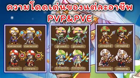 Maple Rushข้อมูลอาชีพทั้ง6สายเก่งด้านไหนบ้างแบบละเอียด Youtube