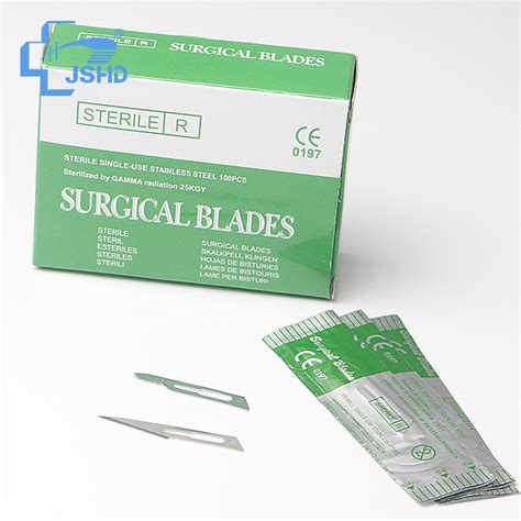 Disposable Sterile Stainless Steel Blades Carbon Steel Surgical Scalpel