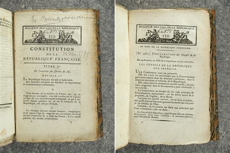 Conseil Des Cinq Cents Corps Legislatif Tribunat Livre Rare Book