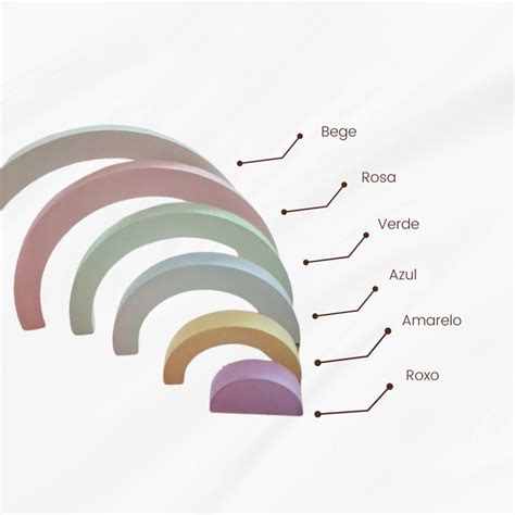 Arco Íris em mdf Elo7 Produtos Especiais