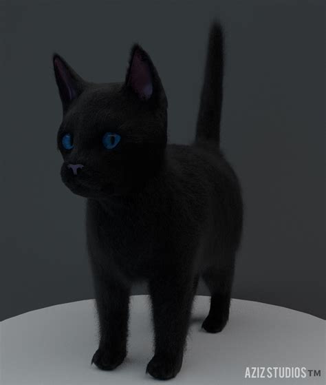 Cat 3d Model 100 Blend Fbx 3ds Dae Unknown Obj Stl Free3d