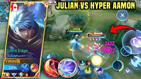 HARD GAME JULIAN VS HYPER AAMON DAN PRO XAVIER IN RANKED BUILD JULIAN