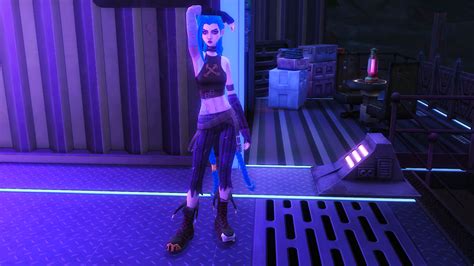 Jinx From Arcane In Sims 4 By Camachomt On Deviantart