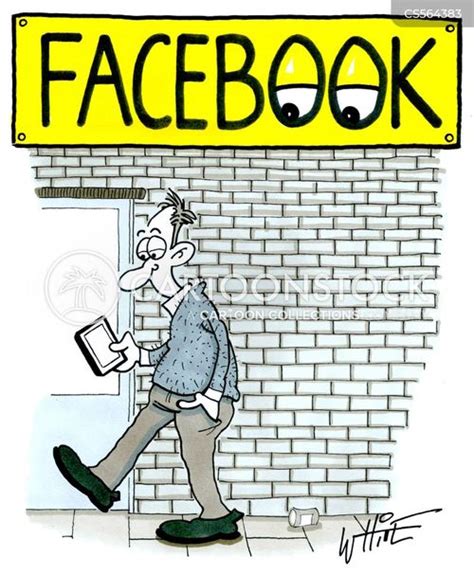 Facebook Settings Cartoons and Comics - funny pictures from CartoonStock