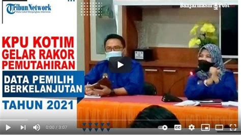 Video Kpu Kotim Gelar Rakor Pemutahiran Data Pemilih Berkelanjutan