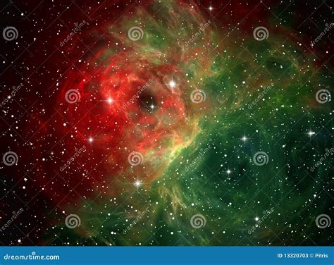 Colorful Space Galaxy Background With Shining Stars Stardust And