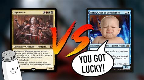 What A Baby Edgar Markov Vs Baral 1v1 Commander EDH Gameplay