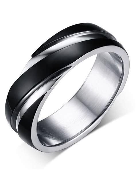 Black Wedding Bands For Men: 18 Modern Wedding Bands for Him